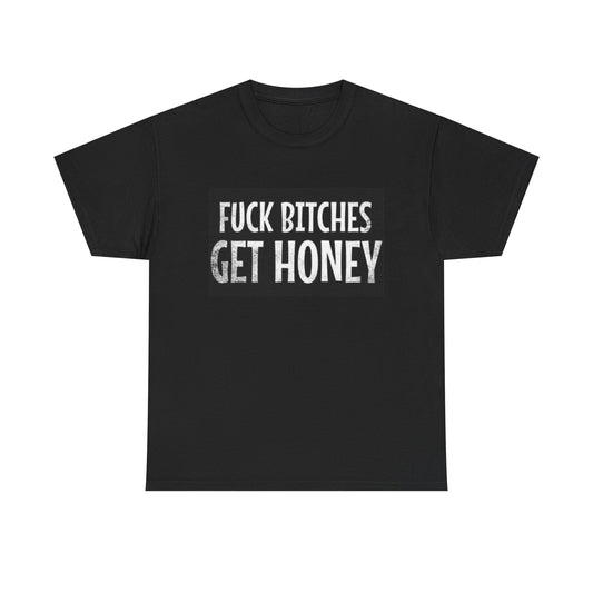 Get Honey Graphic T Shirt Bee keeper Funny Jokes Unisex Heavy Cotton Tee
