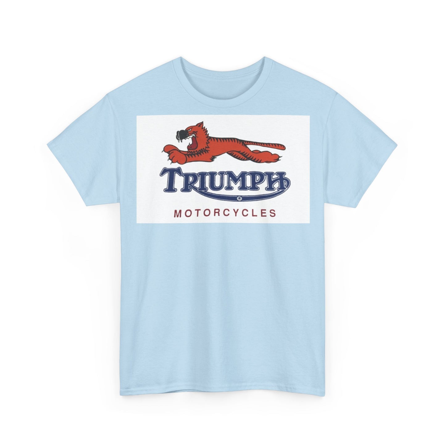Triumph T-shirt vintage motorcycles nostalgia Tiger Unisex Heavy Cotton Tee