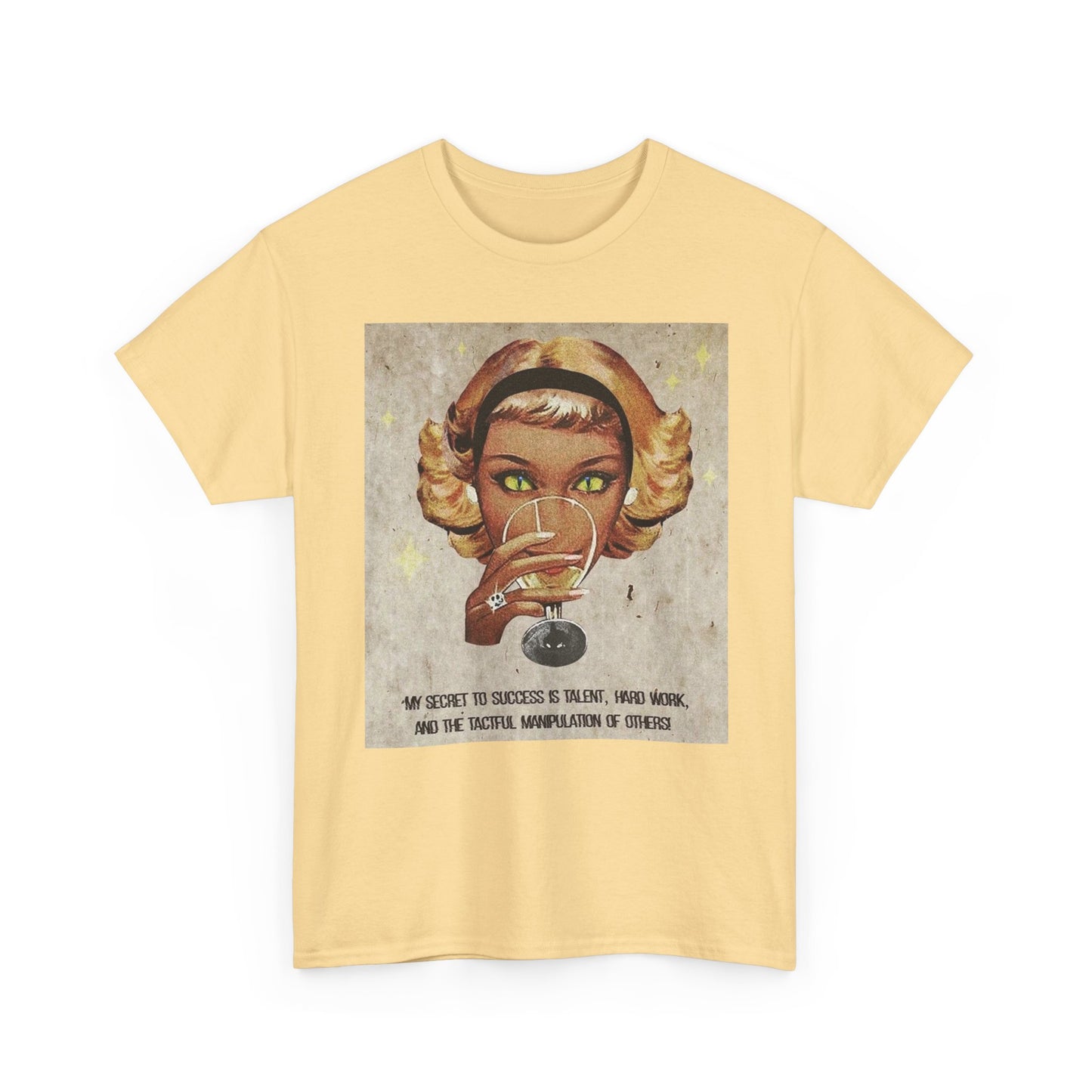 Tactical Manipulation Graphic T-Shirt Women's Heavy Comfy Cotton Tee