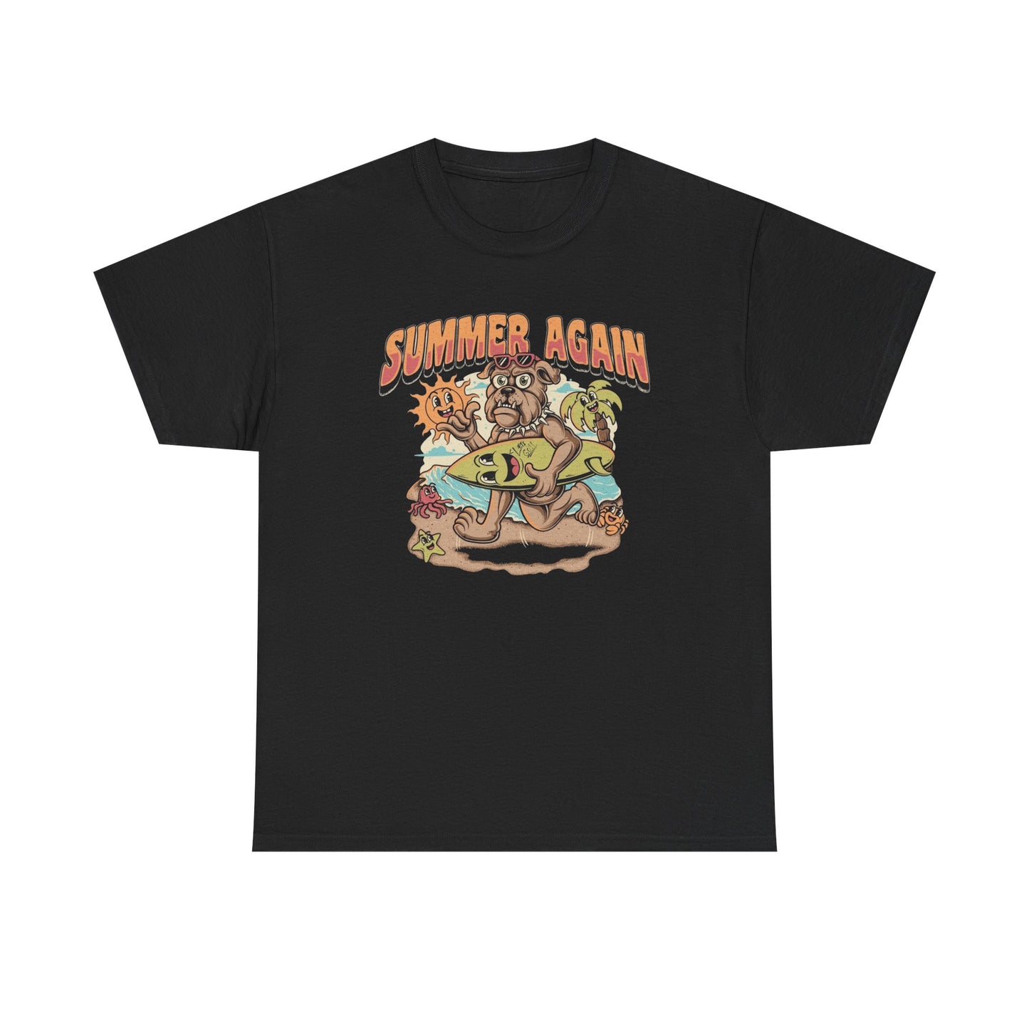 Its Summer Again Graphic T Shirt ADULT NEW Unisex Heavy Cotton Tee
