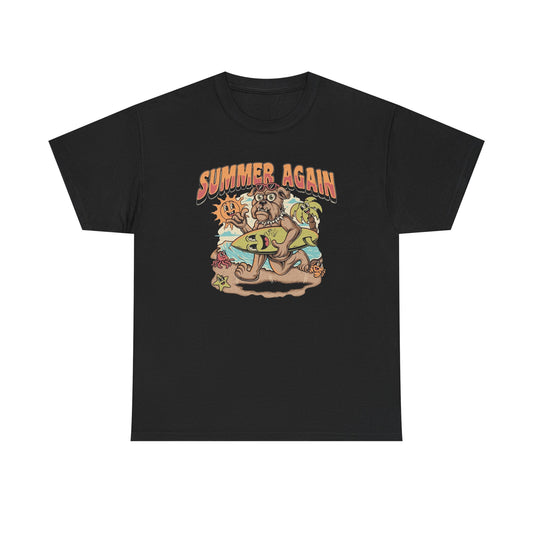Its Summer Again Graphic T Shirt ADULT NEW Unisex Heavy Cotton Tee
