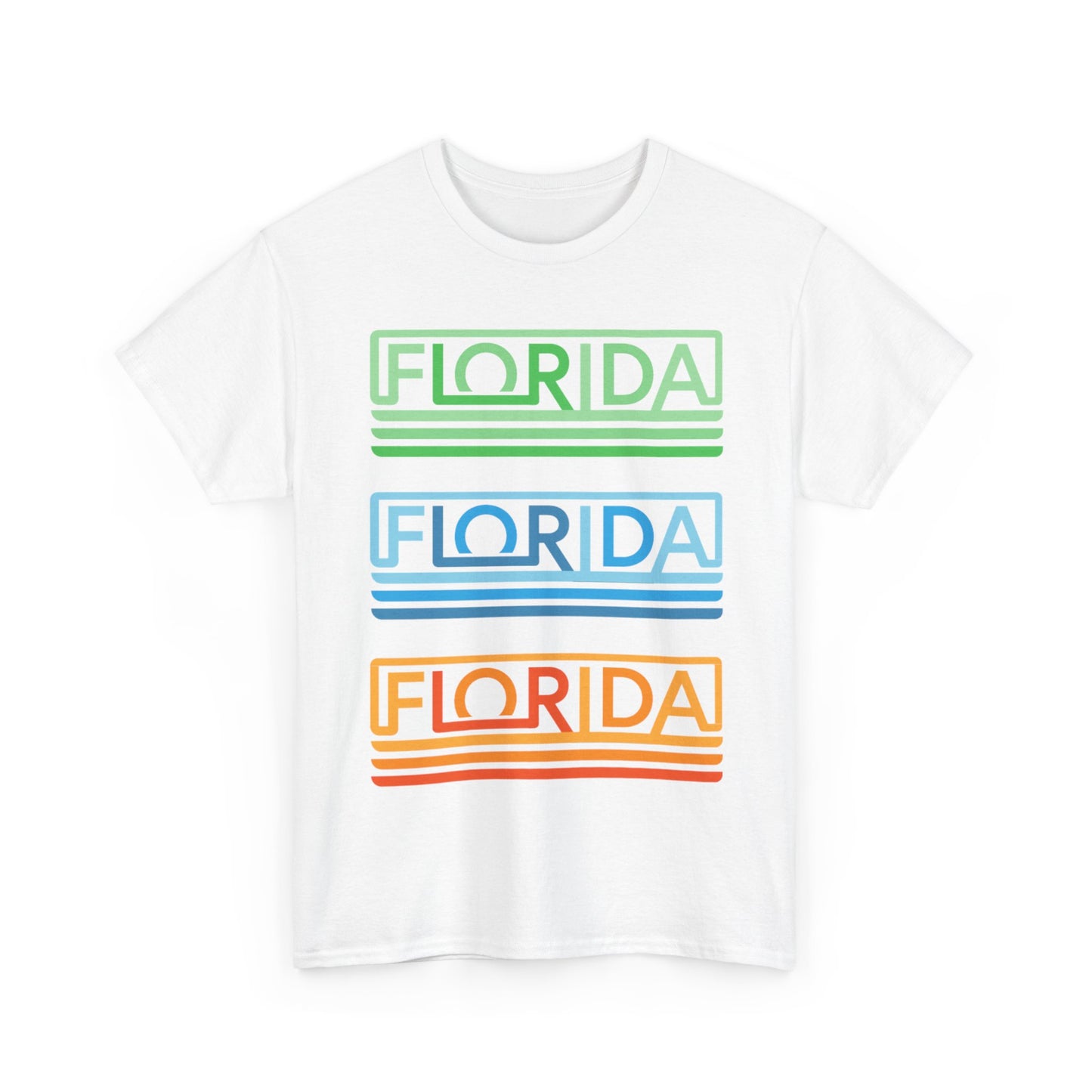 Florida Graphic Tshirt Summer Beach Miami Tampa Merch Unisex Heavy Cotton Tees