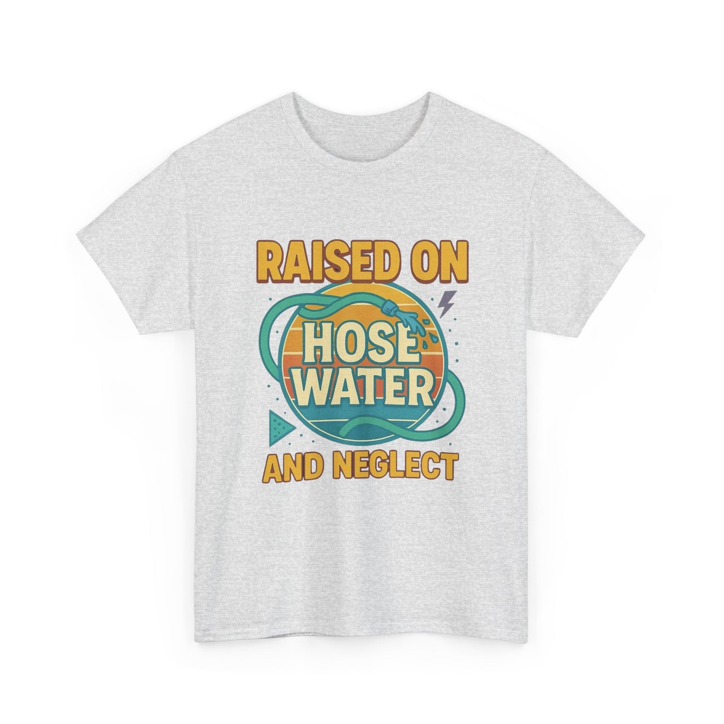 90's Kids Raised On Hose Water Funny Graphic T Shirt NEW Unisex Heavy Cotton Tee
