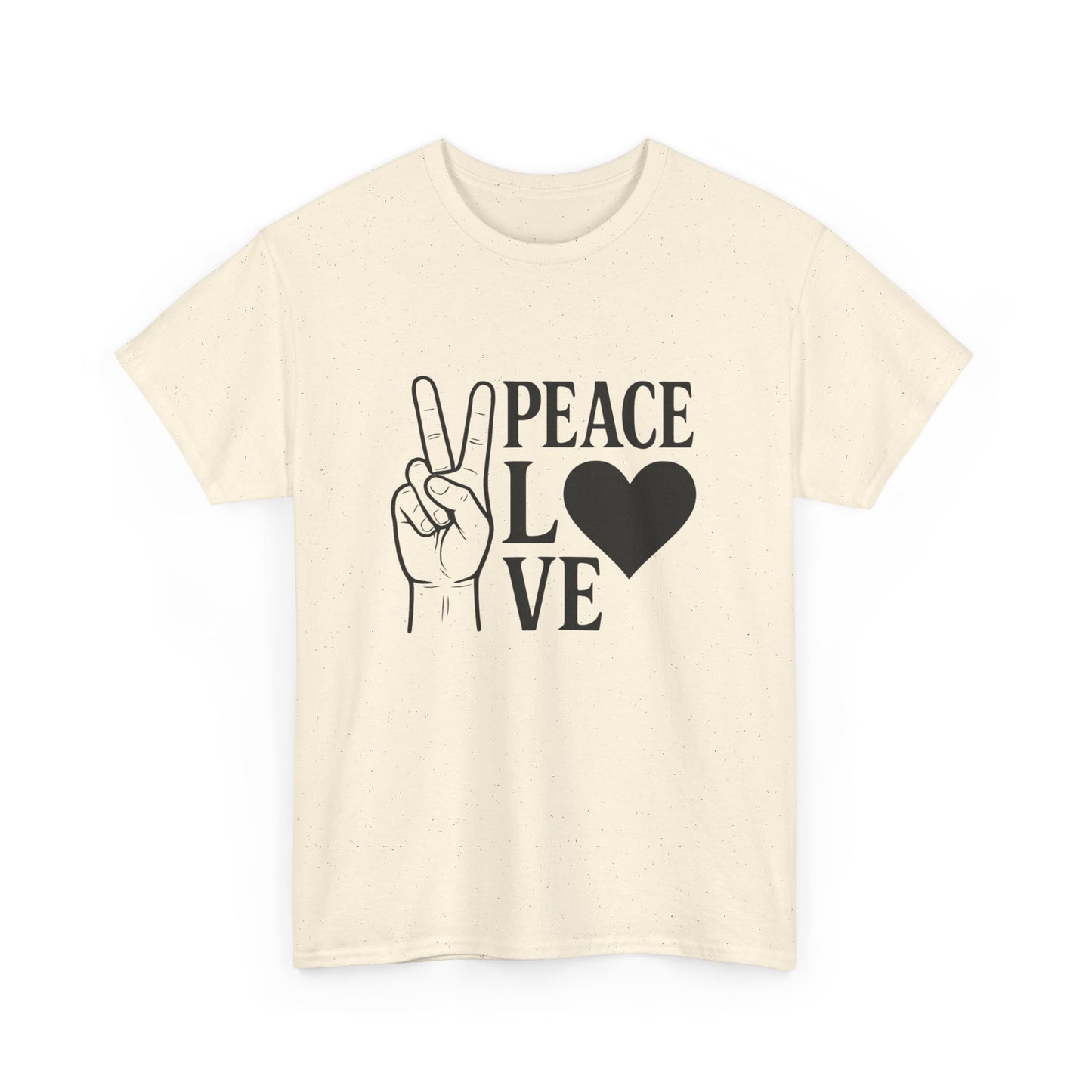 Peace And Love Graphic T Shirt Adult NEW