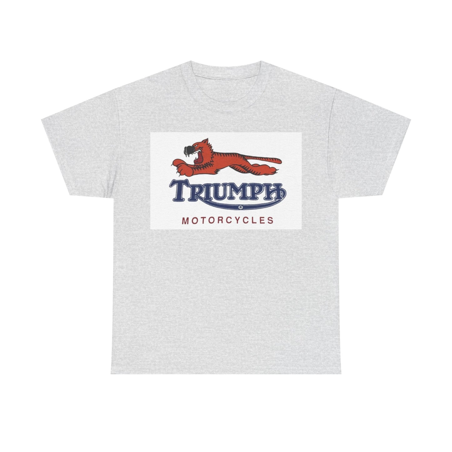 Triumph T-shirt vintage motorcycles nostalgia Tiger Unisex Heavy Cotton Tee