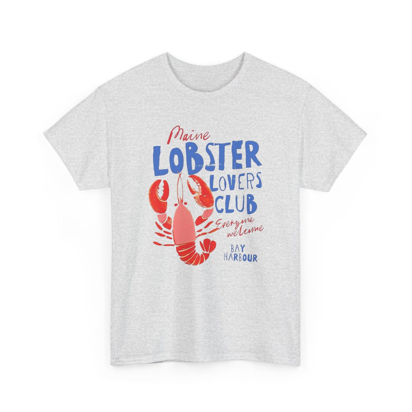 Maine Lobster Lovers Club Graphic T Shirt NEW ADULT