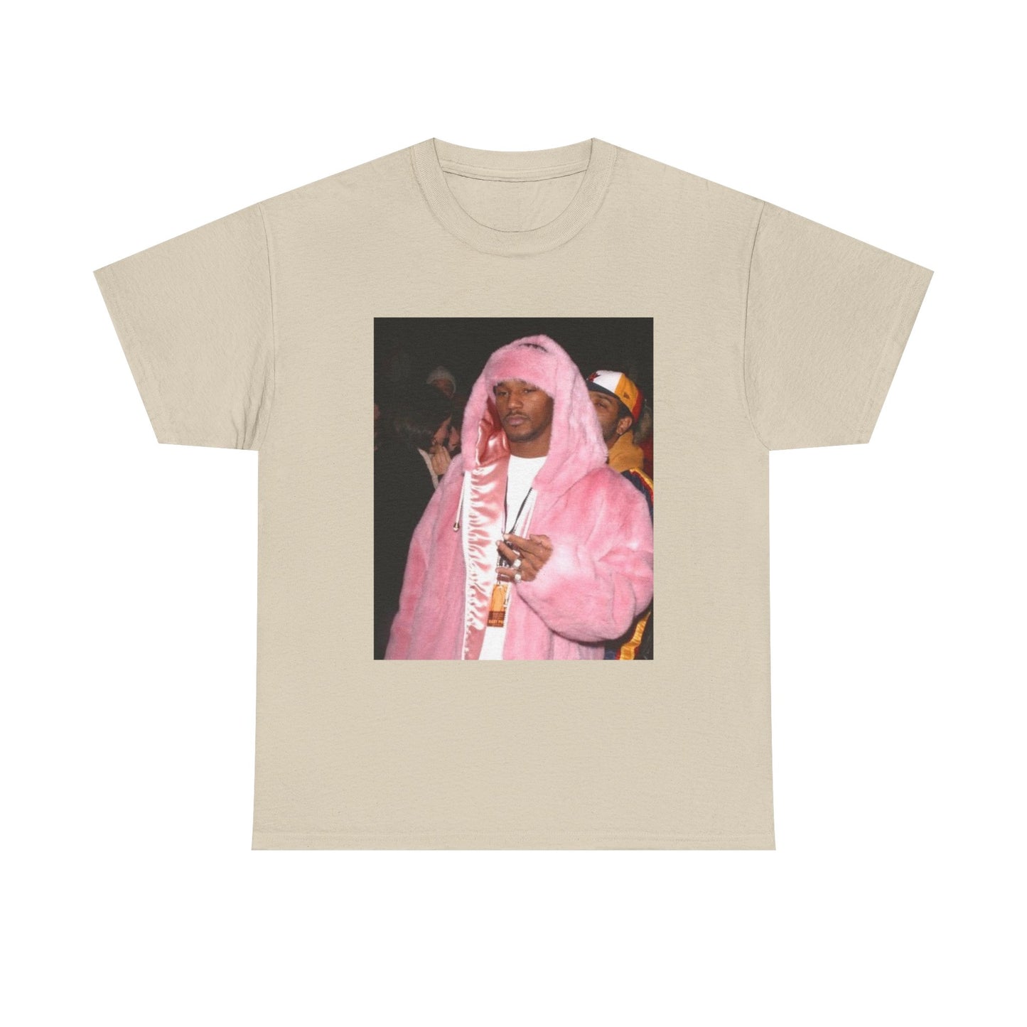 Camron diplomats T-shirt vintage pink fur coat graphic Rap Unisex Heavy Cotton