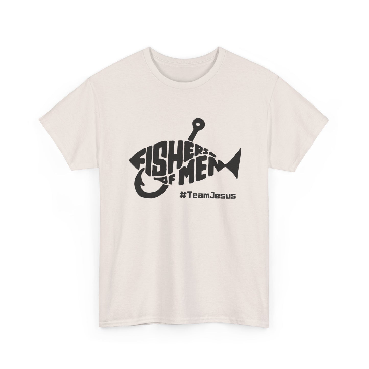 Fisherman Team Jesus Fish Graphic T Shirt NEW GIFT Unisex Heavy Cotton Tee