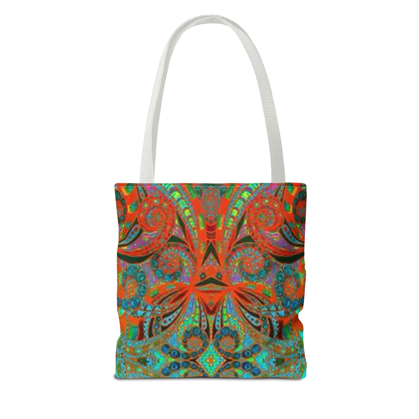 Orange And Green Multi Color BRAND NEW MODERN Tote Bag (AOP)