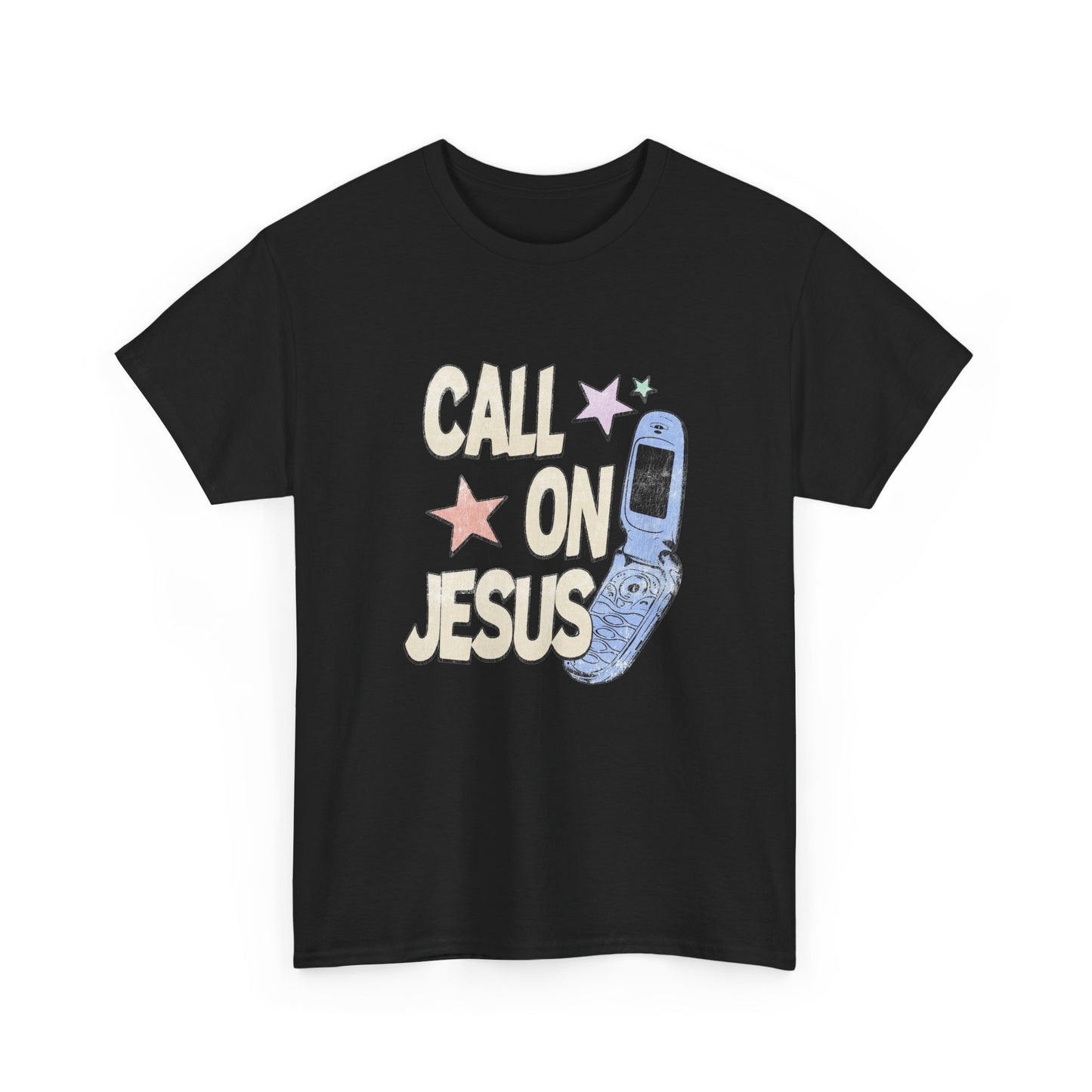 Call On Jesus Graphic T Shirt Unisex Heavy Cotton Tee