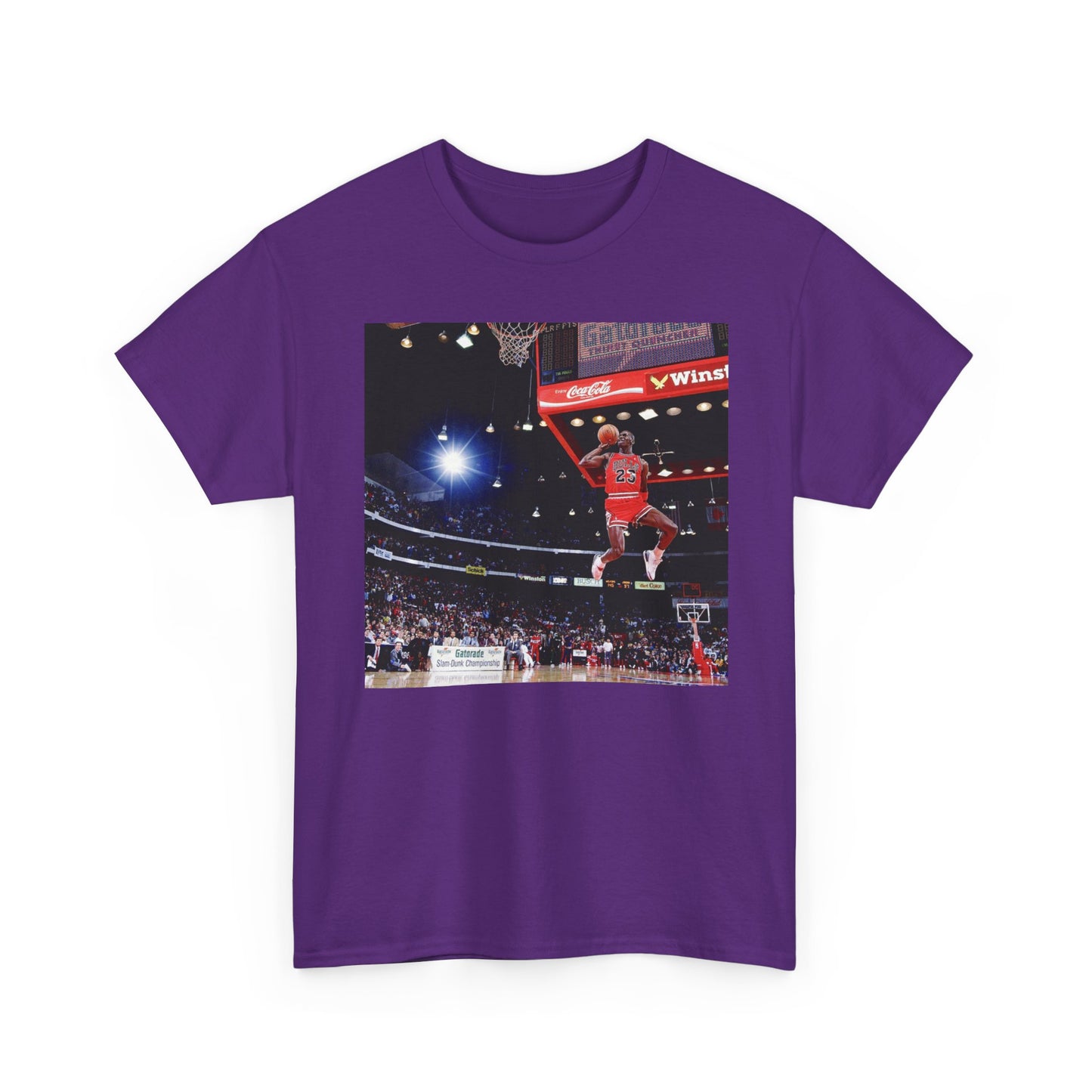 Michael Jordan Graphic T Shirt Retro Dunk Contest Unisex Heavy Cotton Tee