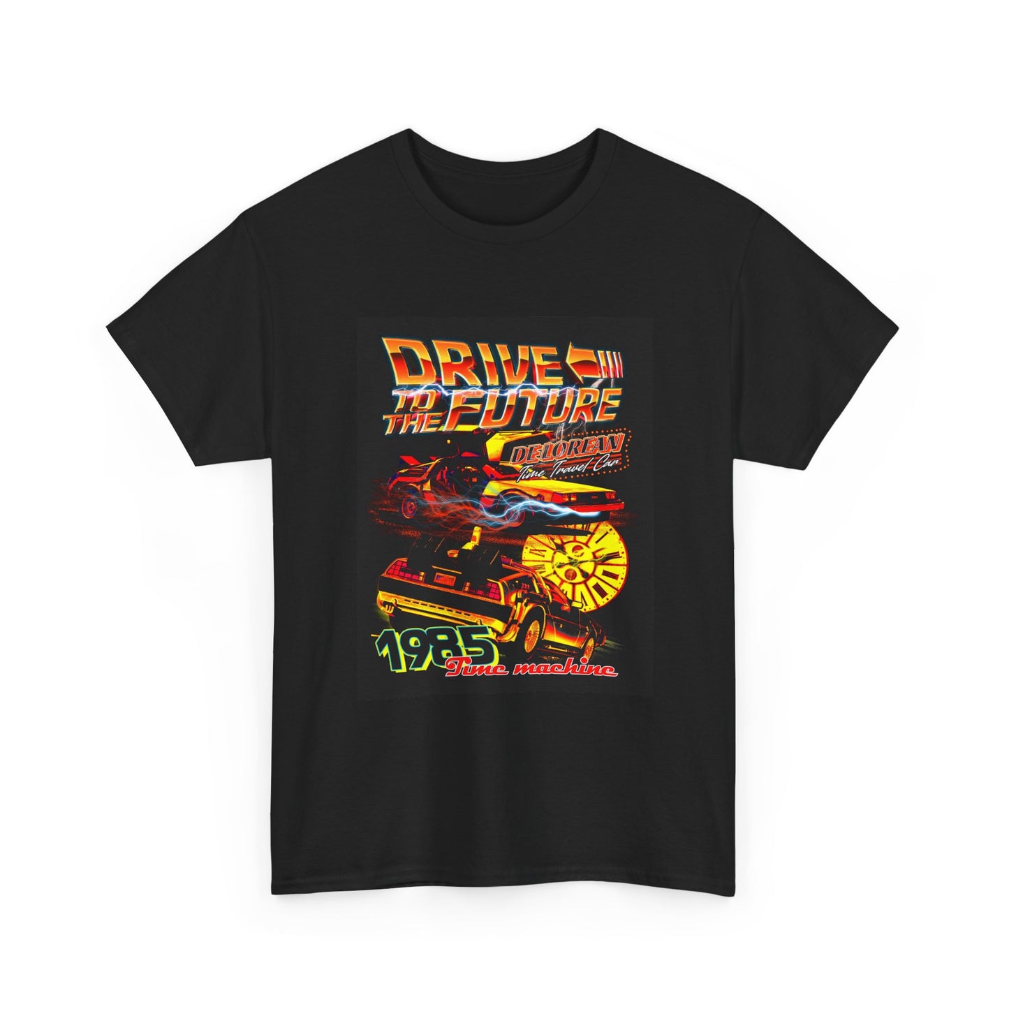 NASCAR T-shirt vintage back to the future retro racing Unisex Heavy Cotton Tee