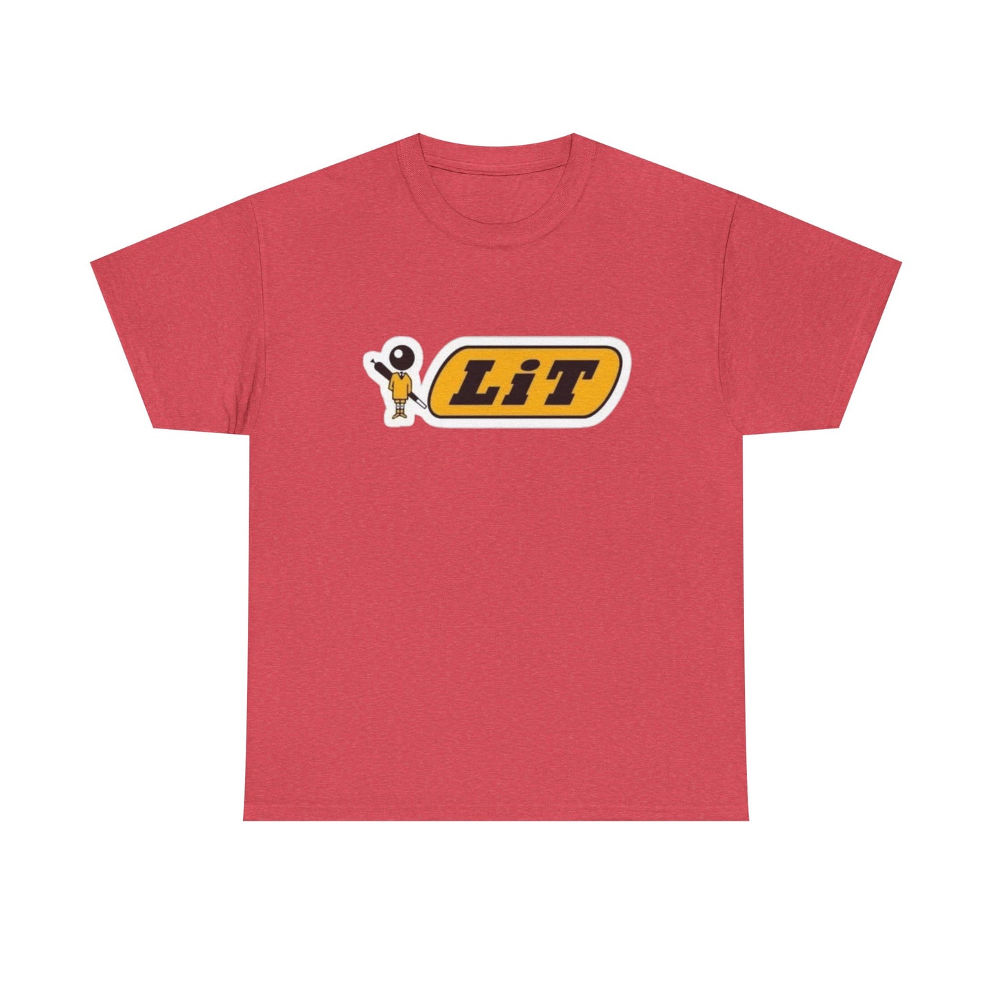 Lit Funny Meme Jokes T-Shirt Unisex Heavy Cotton Tee Gift New