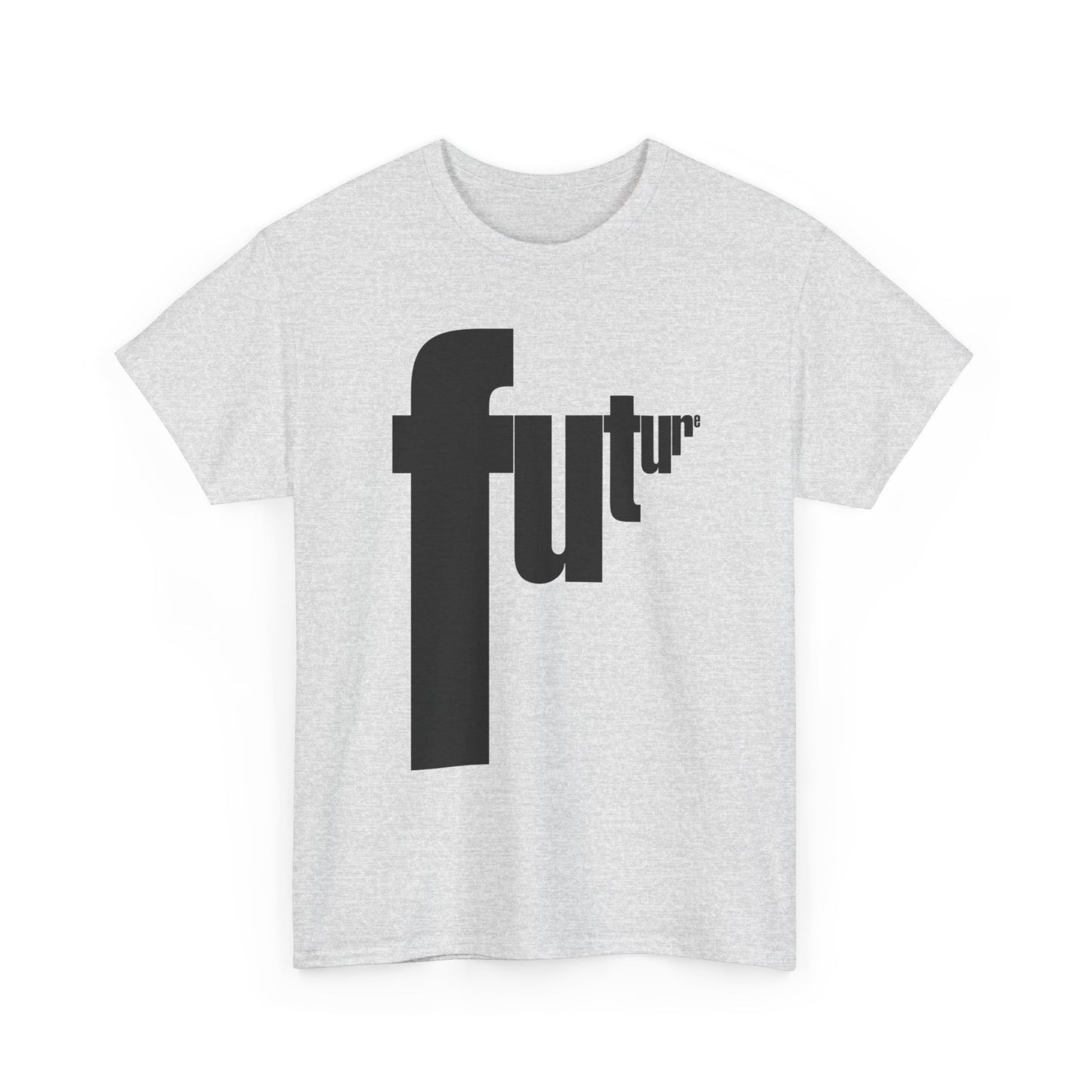Future Retro Lettering Graphic T Shirt Unisex Heavy Cotton Tee