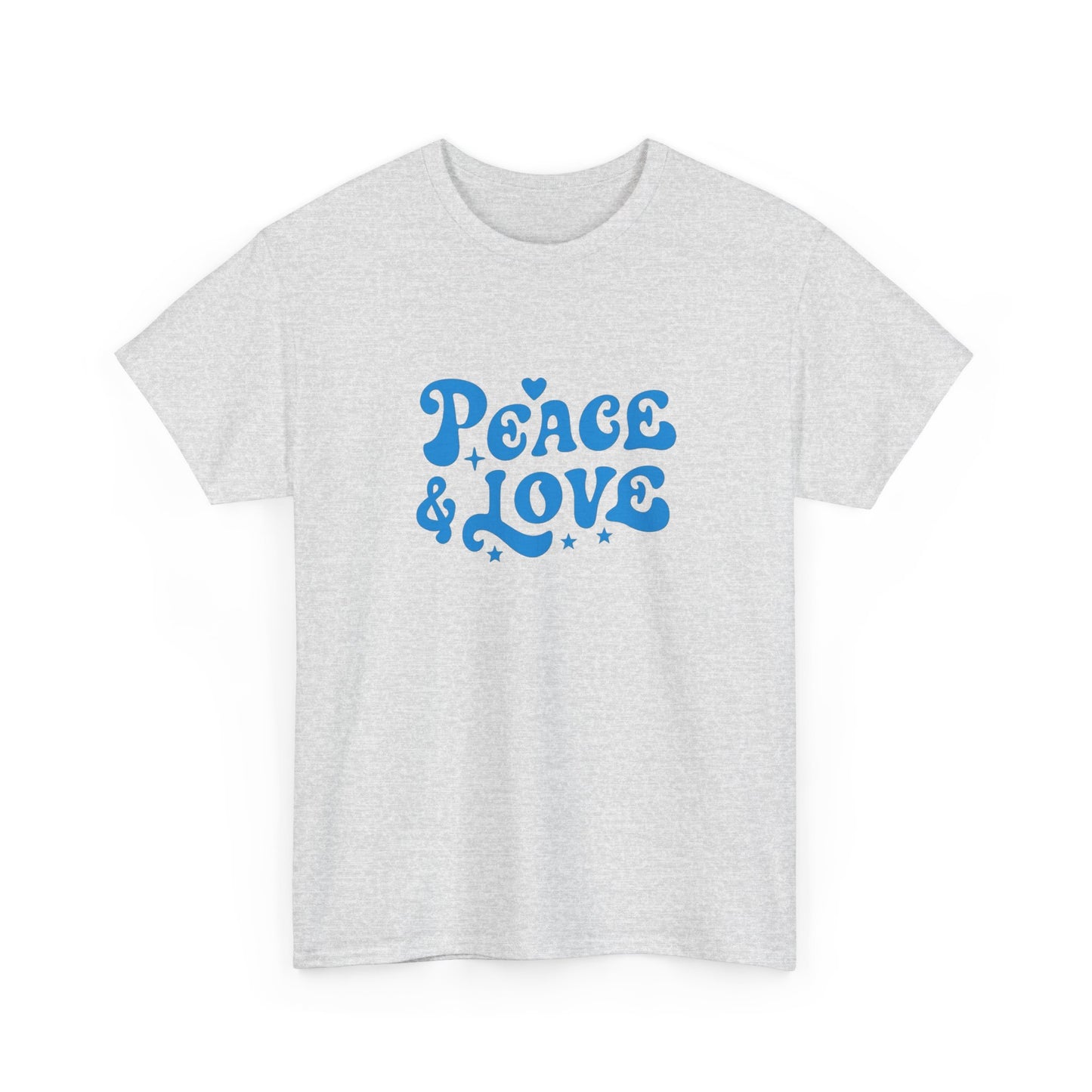 Peace And Love Happiness Graphic T Shirt Adult NEW