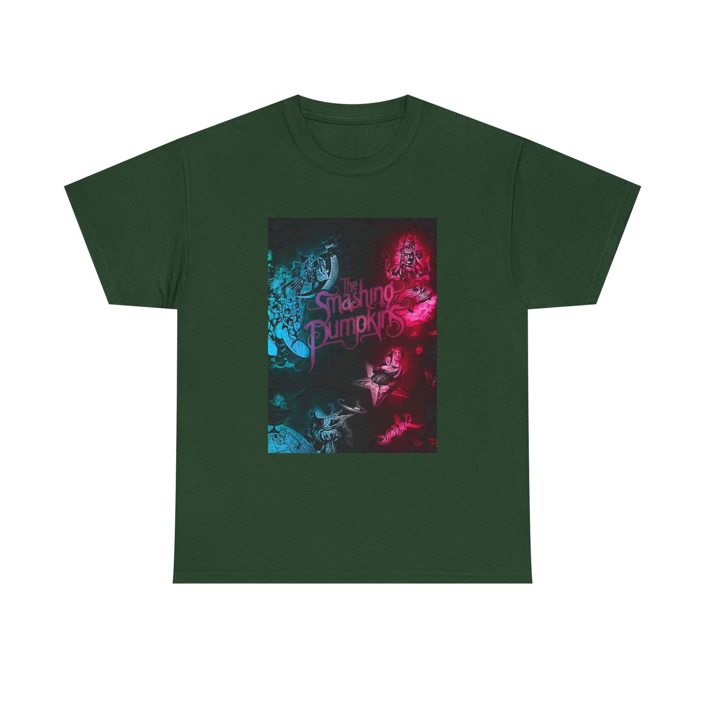 The Smashing Pumpkins Tshirt Vintage Merch Neon Unisex Heavy Cotton Tee