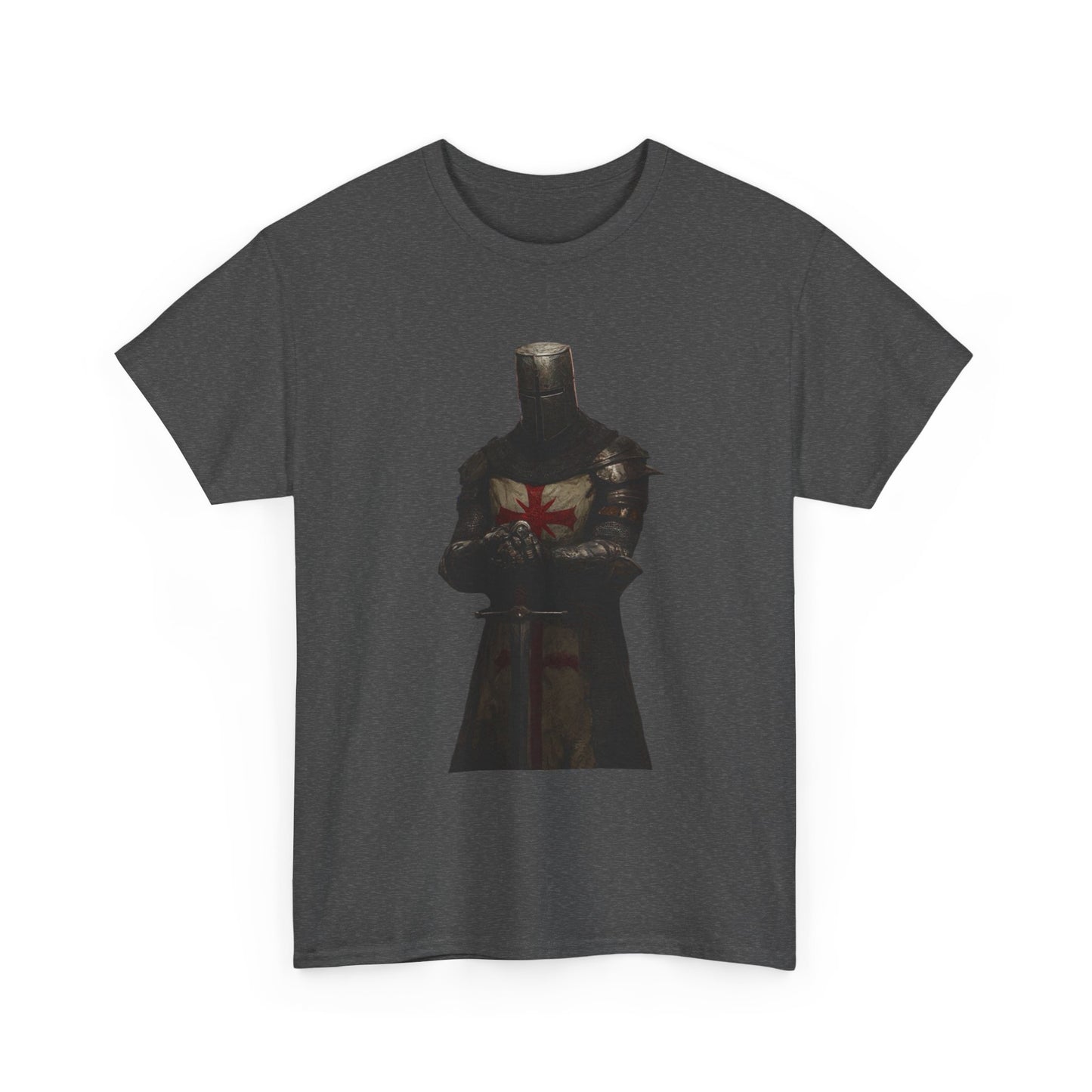 Midevil Crusader Graphic T Shirt NEW ADULT TEE VINTAGE