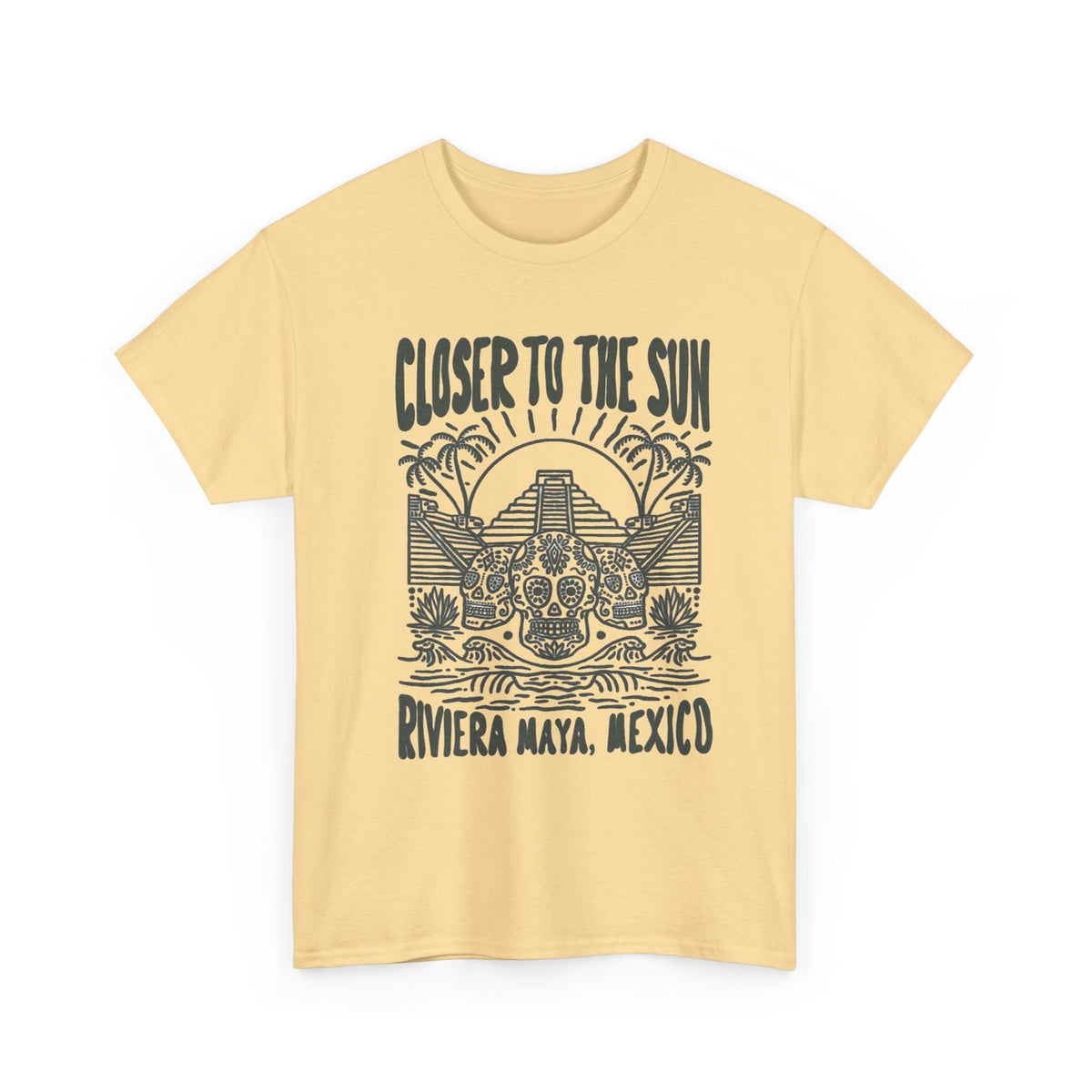 Closer to the Sun Riviera Maya Mexico T-Shirt Men's Graphic Tee