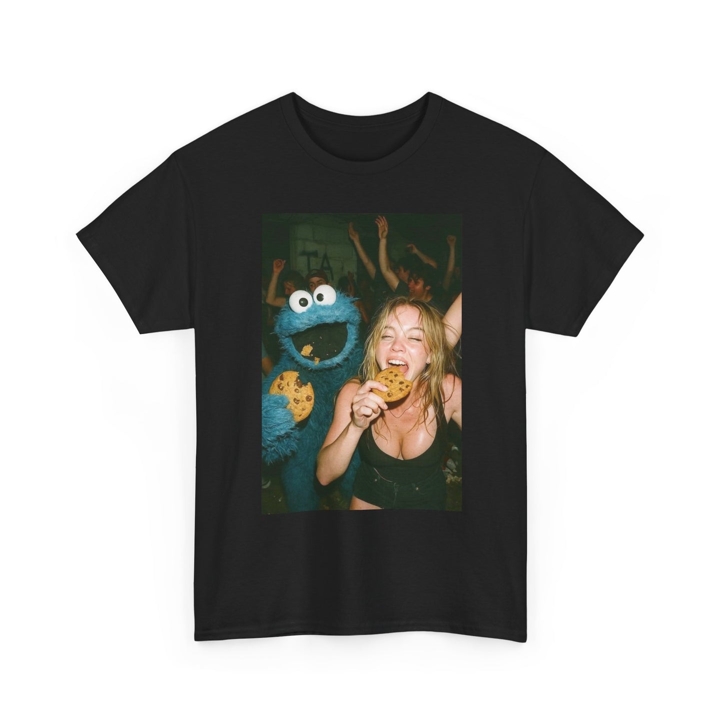 Sydney Sweeney Cookies Graphic T Shirt Brand New Cotton Tee