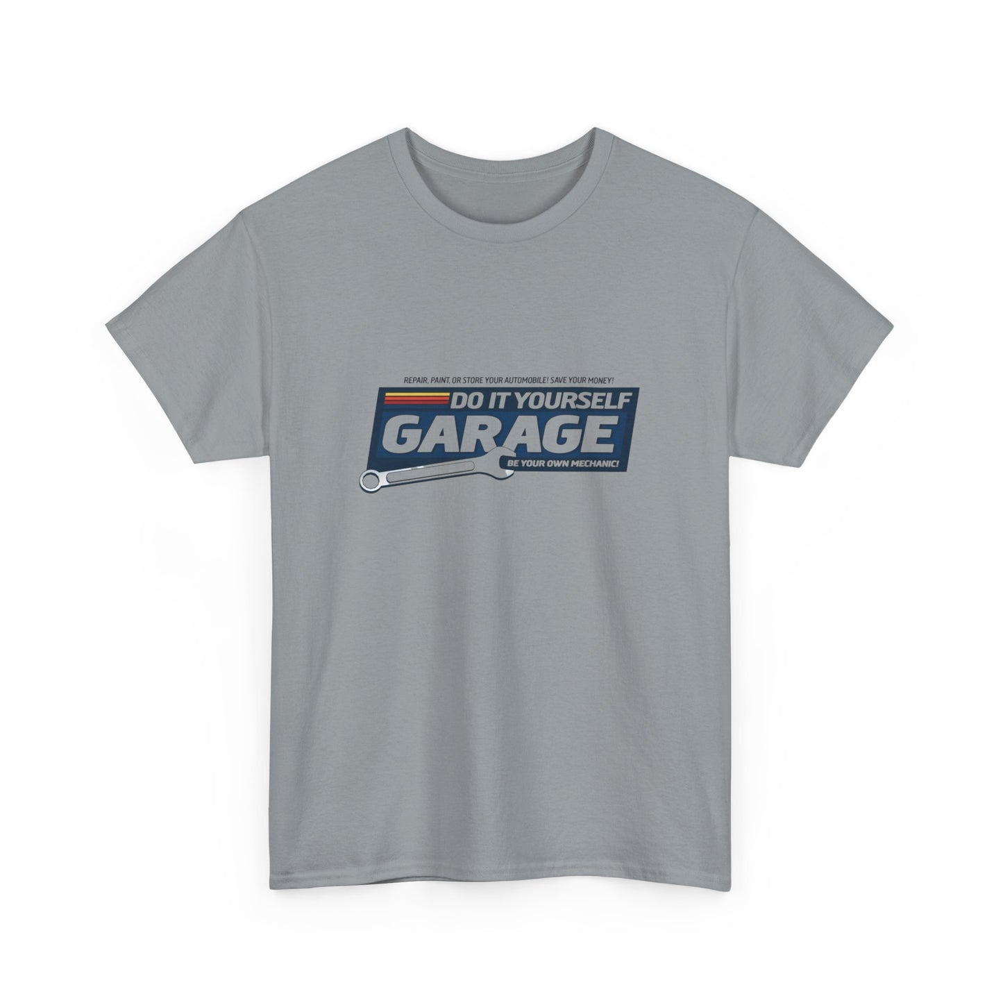 Do It Yourself Garage Graphic T Shirt Unisex Heavy Cotton Tee