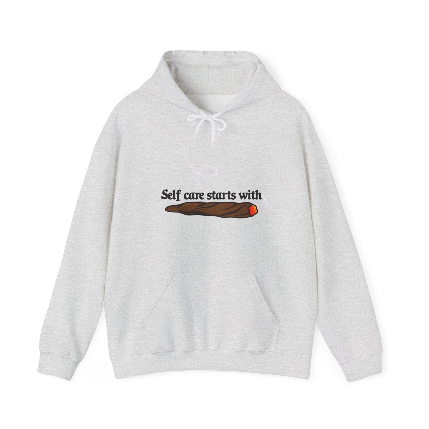 Self Care Weed Cannabis Graphic Hoodie Unisex Heavy Blend™ Hooded Sweatshirt