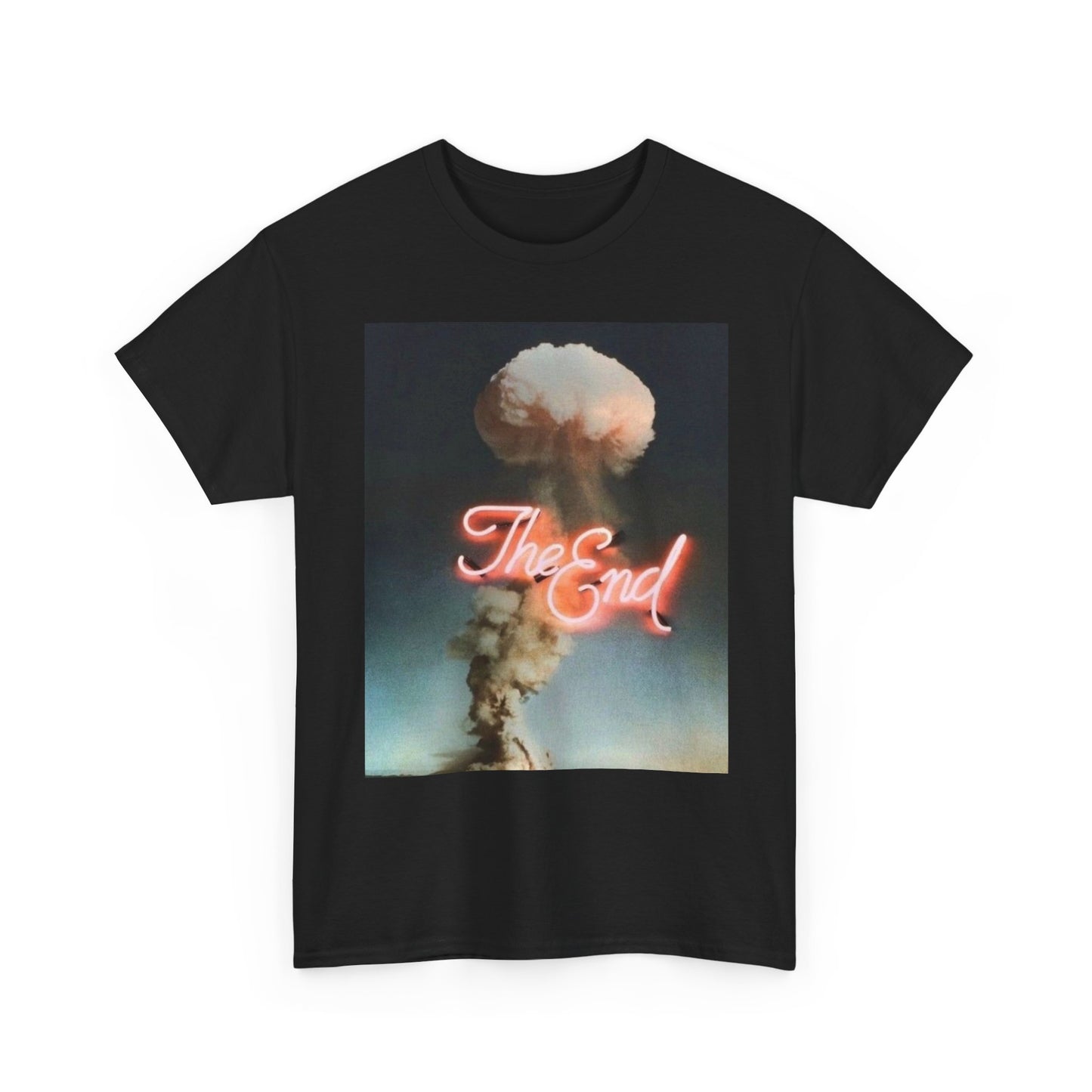 The End Graphic T Shirt NEW Unisex Heavy Cotton Tee