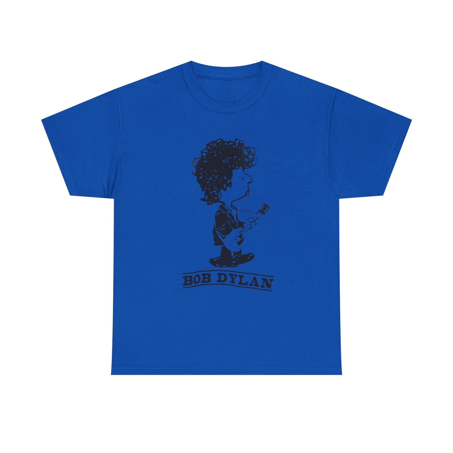 Bob Dylan Graphic T Shirt Vintage Rock Blue Grass Retro Unisex Heavy Cotton Tee