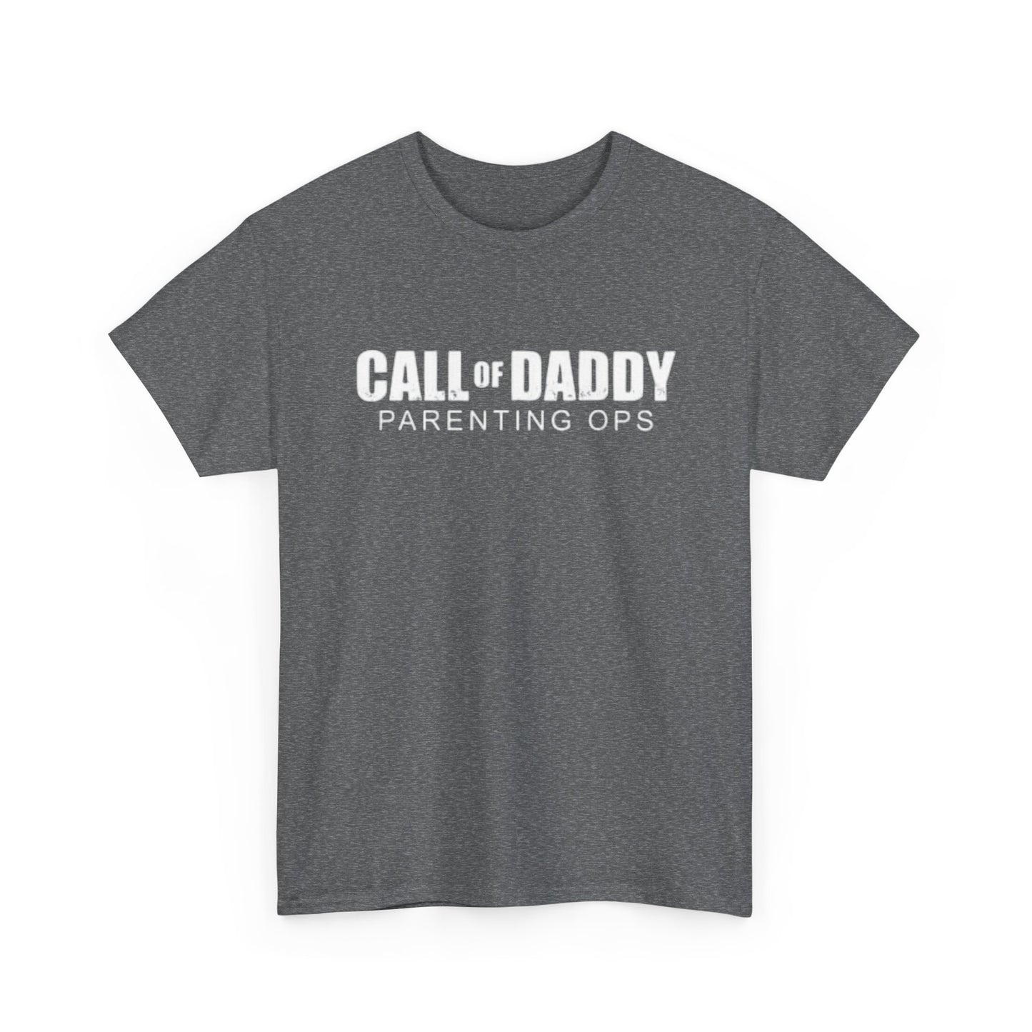 Call Of Daddy Parenting Ops Funny Shirt Gamer Dad Jokes Unisex Heavy Cotton Tee