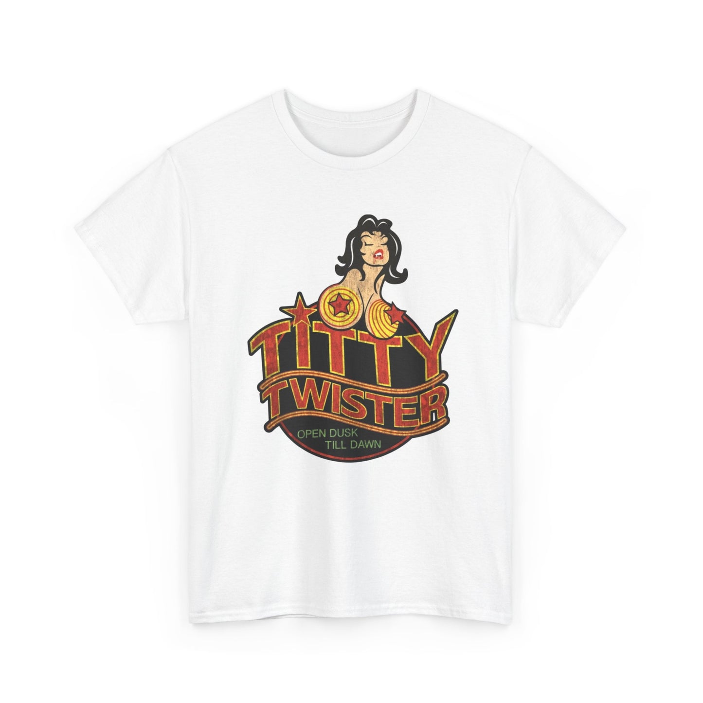 From Dusk Till Dawn Graphic T Shirt Bar Vintage Unisex Heavy Cotton Tee