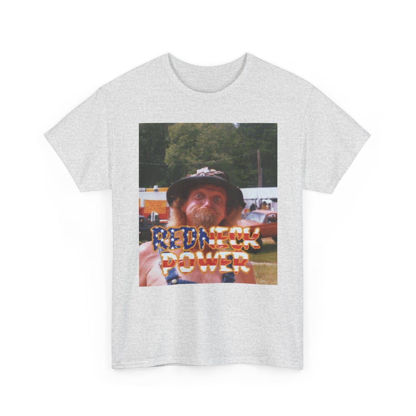 Redneck Power Funny Graphic T Shirt NEW Unisex Heavy Cotton Tee