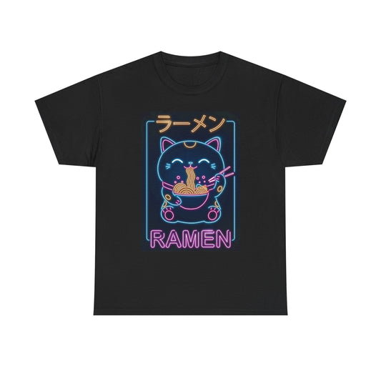 Ramen Kitten T Shirt BRAND NEW Apparel Unisex Graphic Tee USA