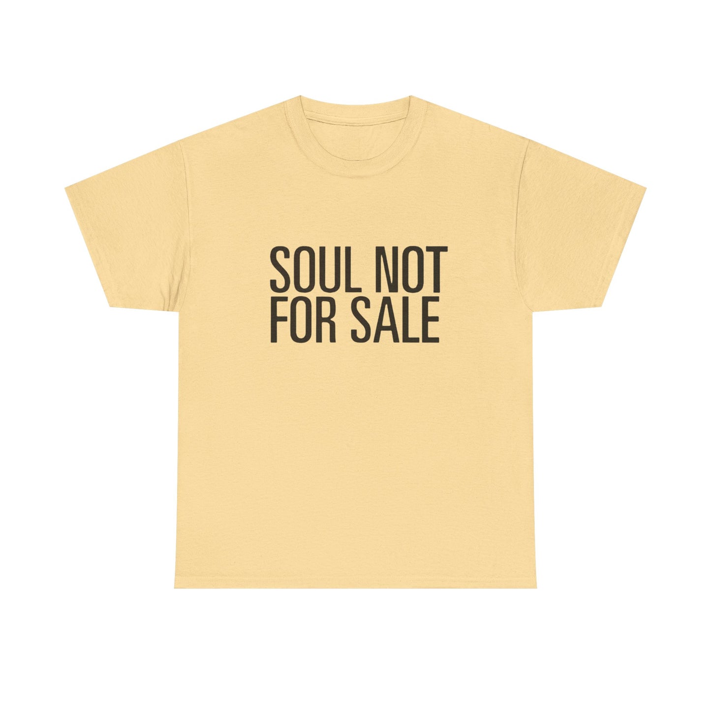 Soul Not For Sale Graphic T Shirt Heavy Cotton Tee NEW Gift