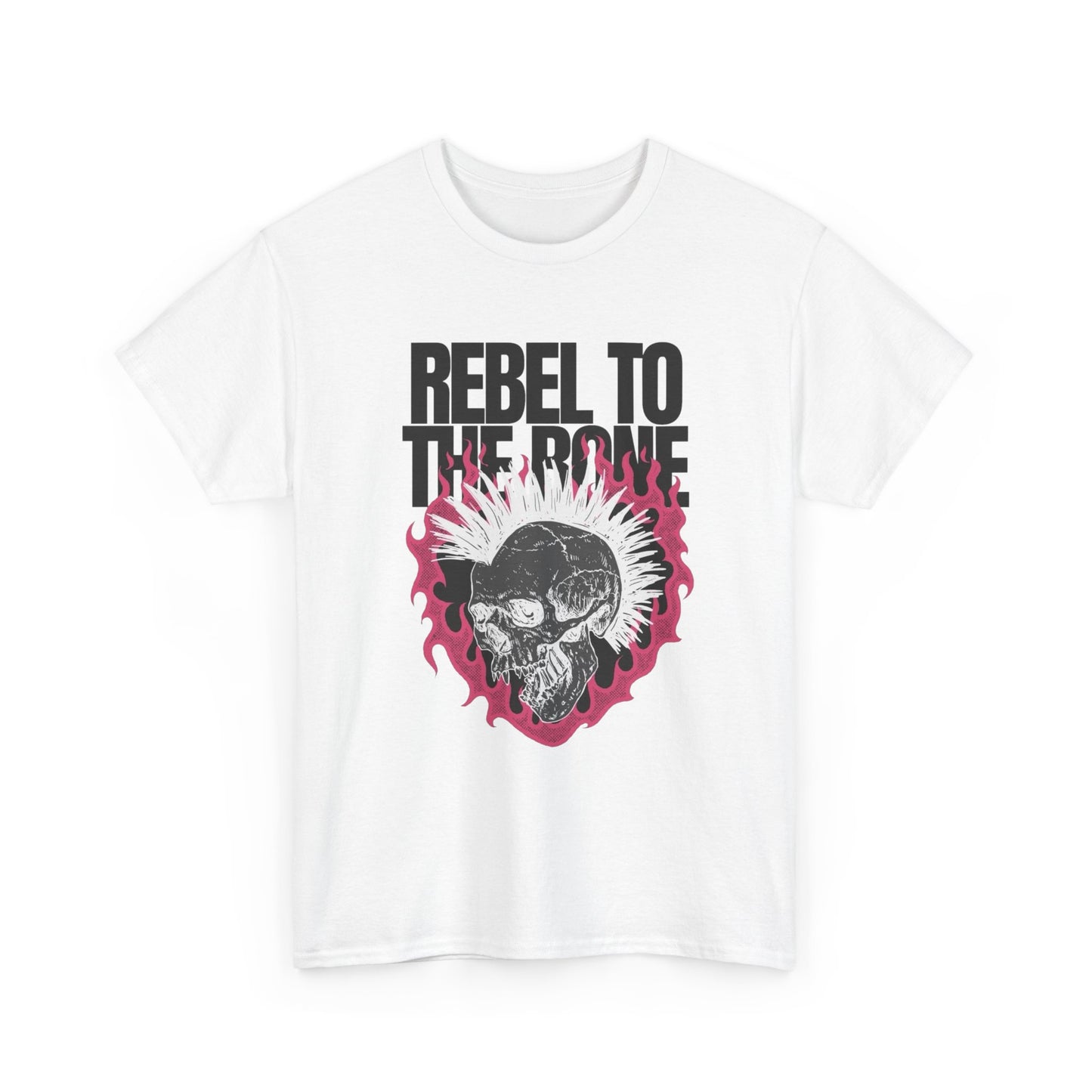Rebel To The Bone Graphic T Shirt Unisex Heavy Cotton Tee