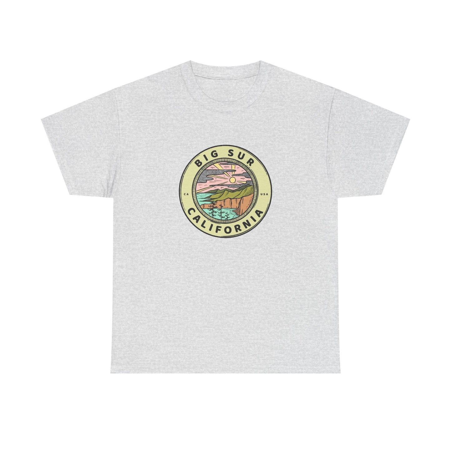 Big Sur California Graphic T Shirt NEW Adult Tee