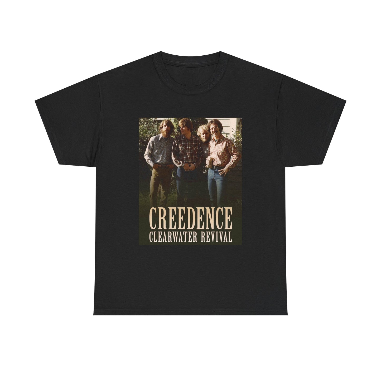 Creedence Clearwater Revival T-shirt vintage art Unisex Heavy Cotton Tee