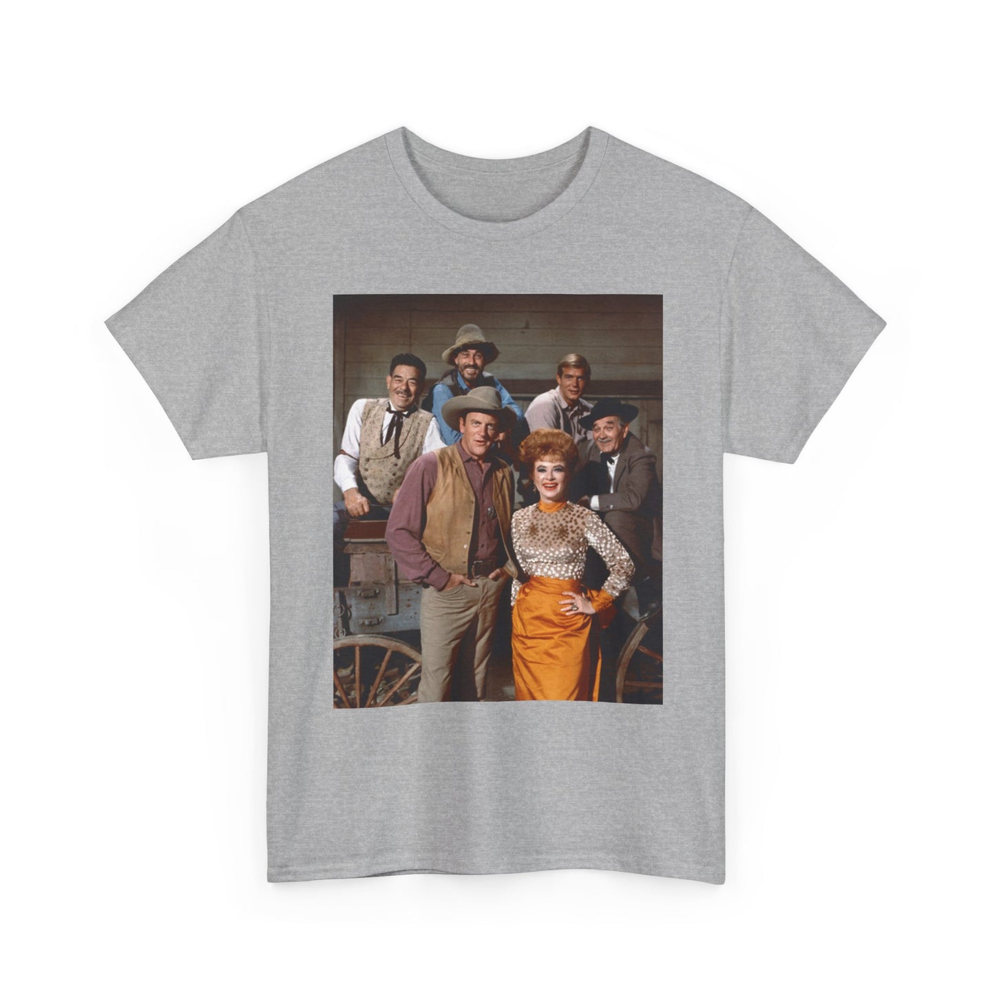 Gunsmoke Graphic T Shirt Vintage Tv Series Retro Unisex Heavy Cotton Tee