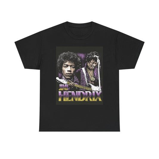 Jimi Hendrix Graphic Shirt Apparel BRAND NEW Unisex Heavy Cotton Tee