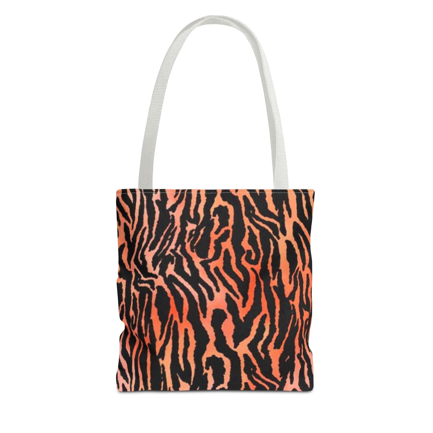 Orange Animal Print Tiger Multi Color Modern Hand Bag PurseTote Bag (AOP)