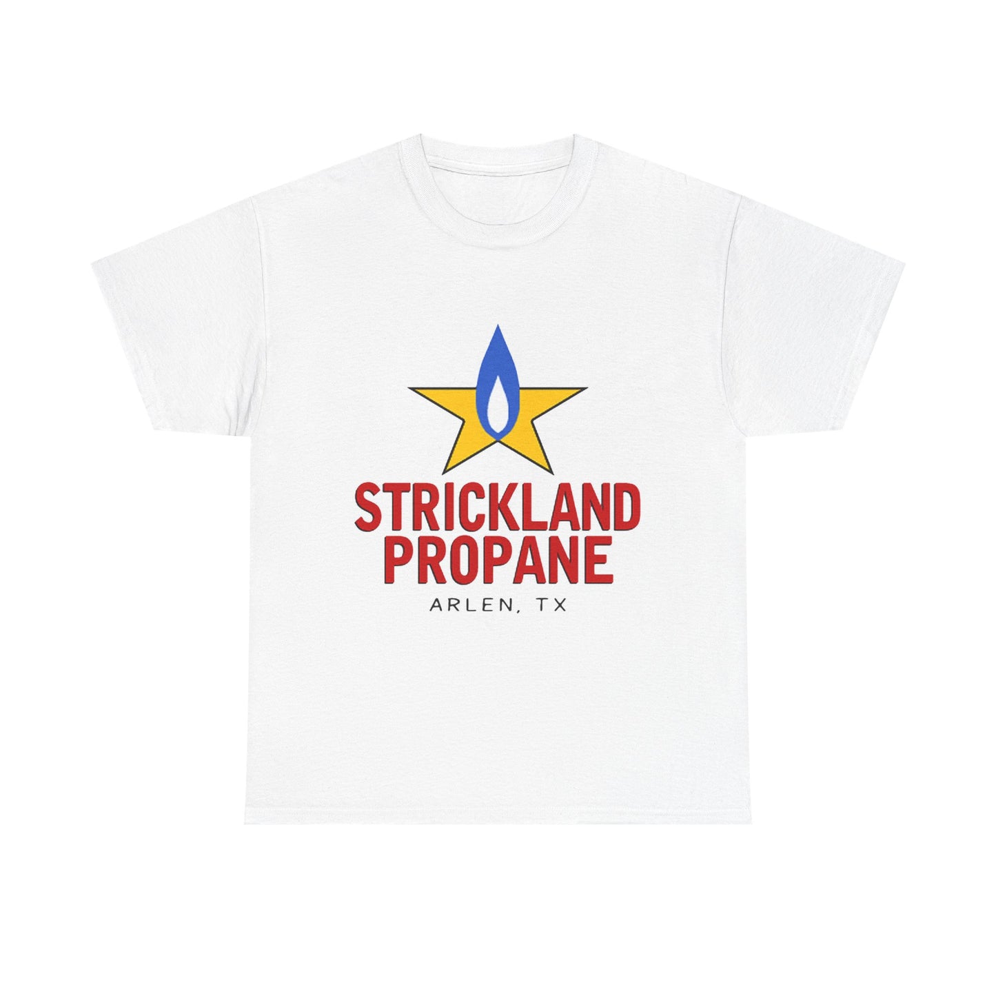 Strickland propane Tshirt Texas King Of The Hill Cartoon Comedy Unisex Heavy Tee