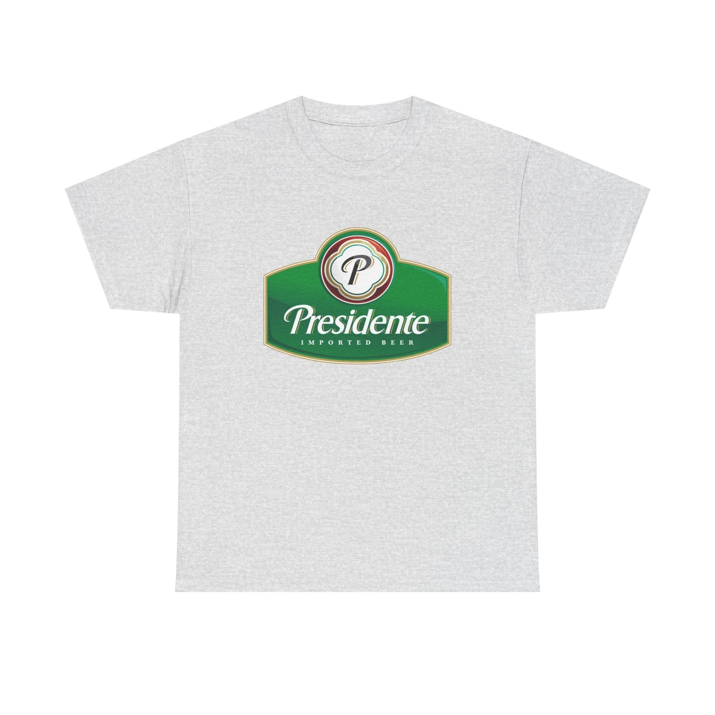 Presidente Beer Logo Shirt Retro Poster Unisex Heavy Cotton Tee