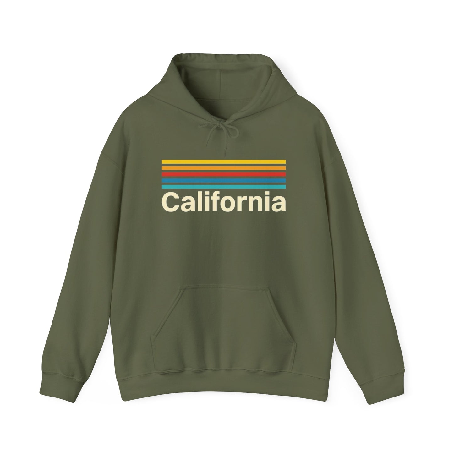 California State Graphic Hoodie Heavy Blend Sweatshirt NEW