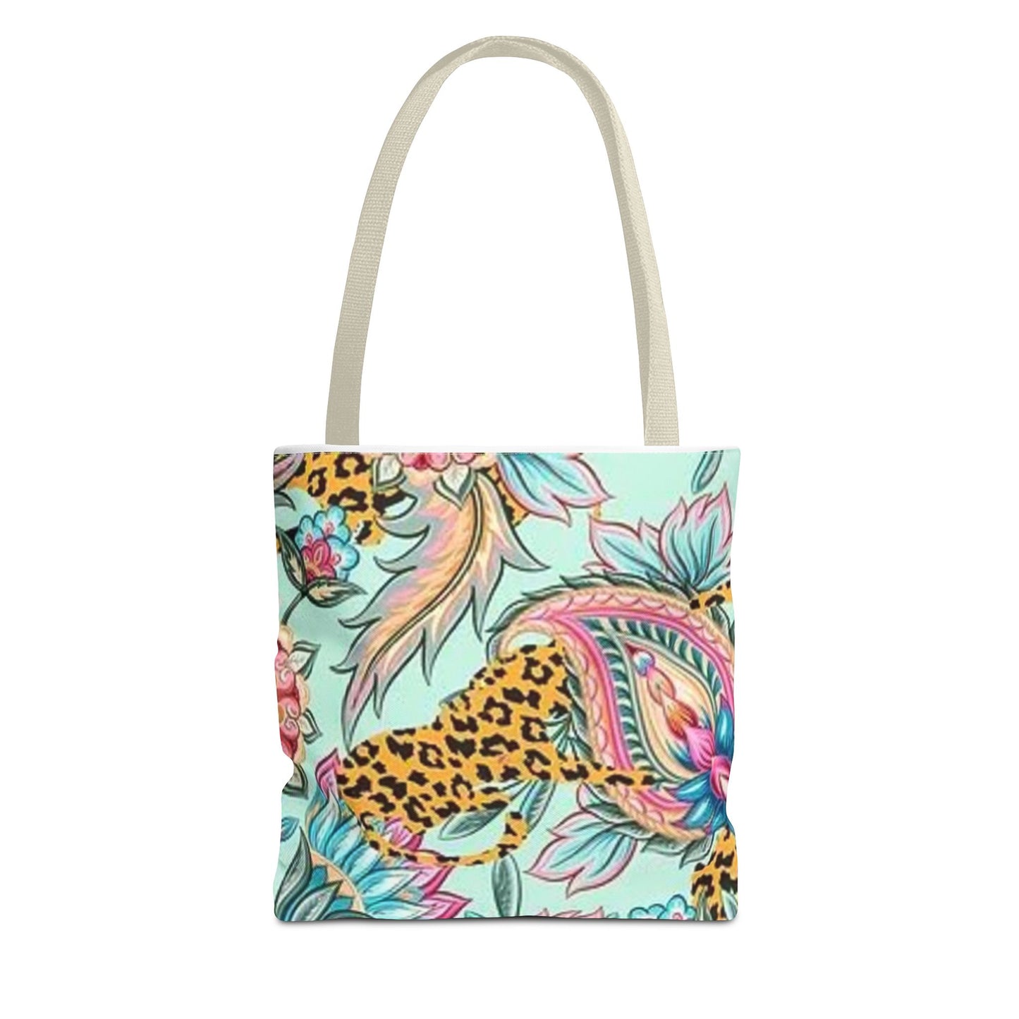 Cheetah Floral Graphic BRAND NEW MODERN Tote Bag (AOP)