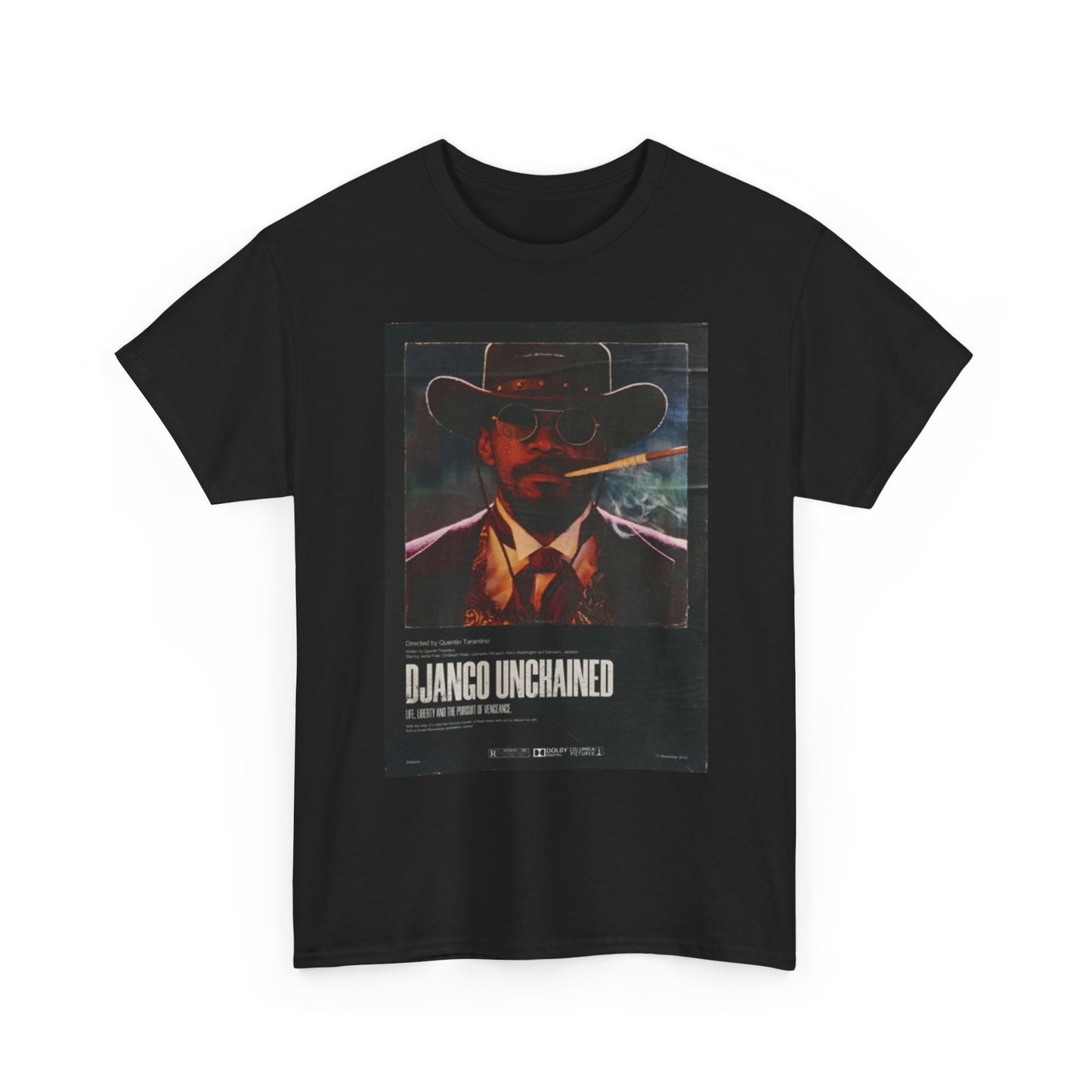 Django Unchained T Shirt BRAND NEW Apparel Unisex Heavy Cotton Tee