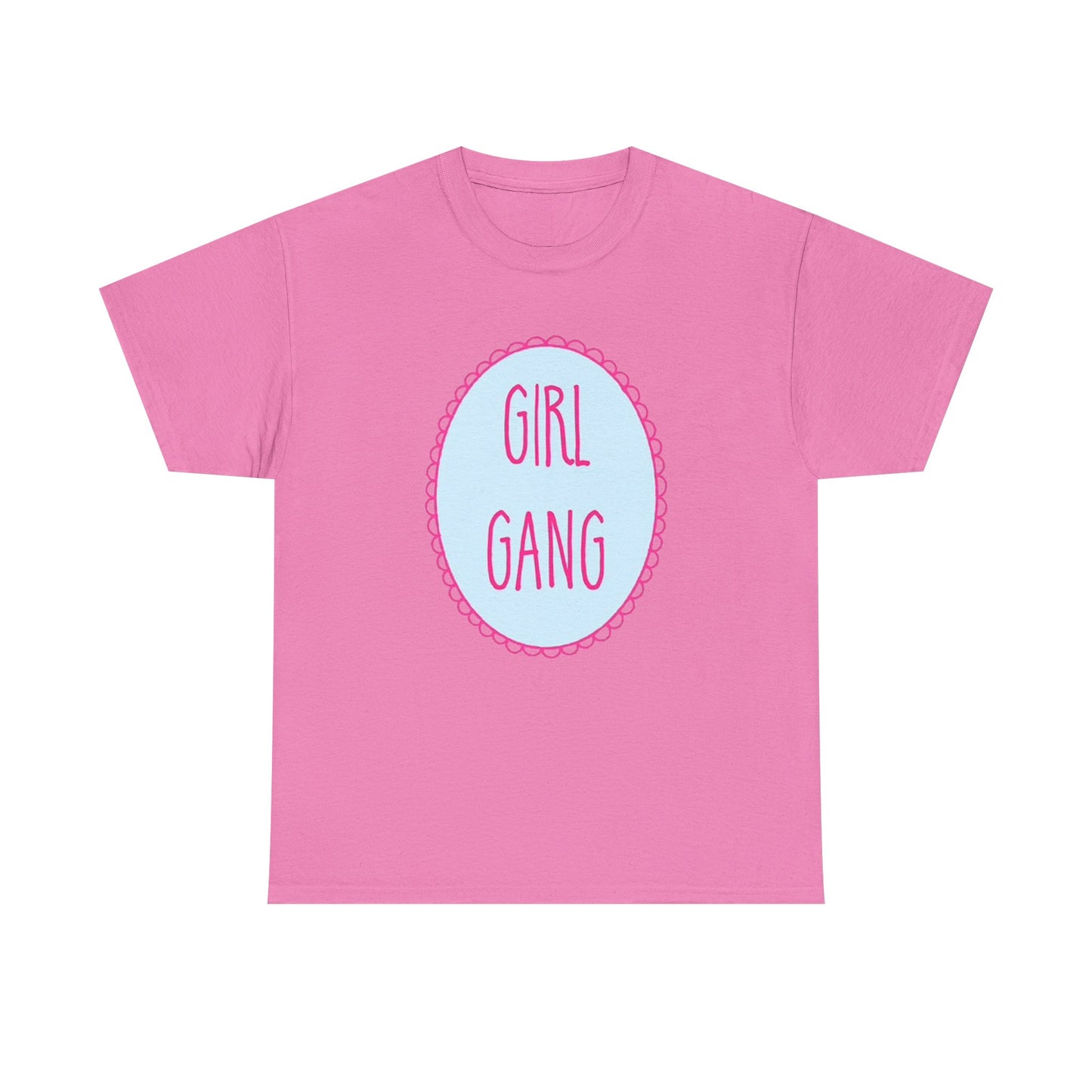 Girl Gang T Shirt Baby Shower Reveal Graphic Unisex Heavy Cotton Tee