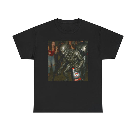 The Terminator Partying Funny Robot A.i Graphic T Shirt BRAND NEW S-5XL