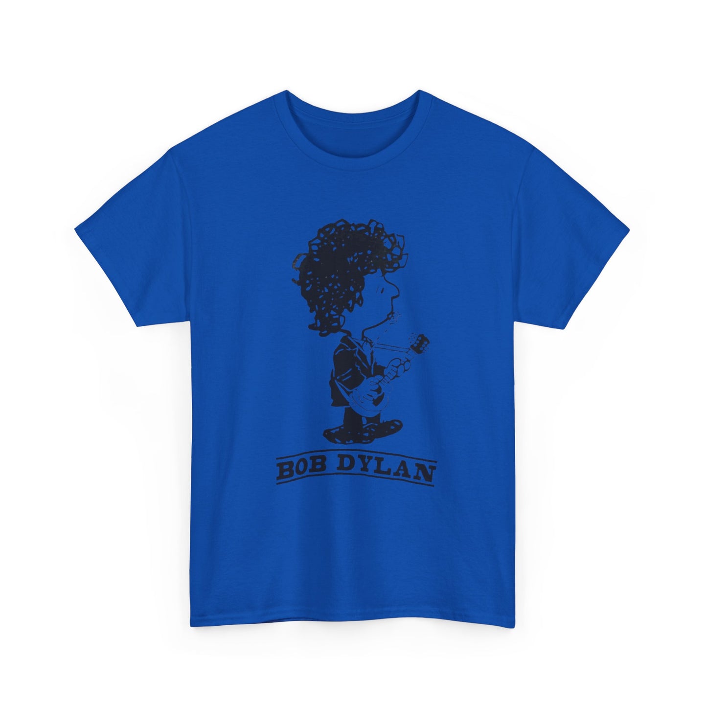 Bob Dylan Graphic T Shirt Vintage Rock Blue Grass Retro Unisex Heavy Cotton Tee
