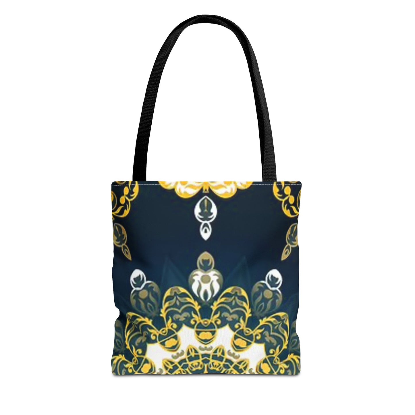 Navy And Gold Pattern Multi Color BRAND NEW MODERN Tote Bag (AOP)