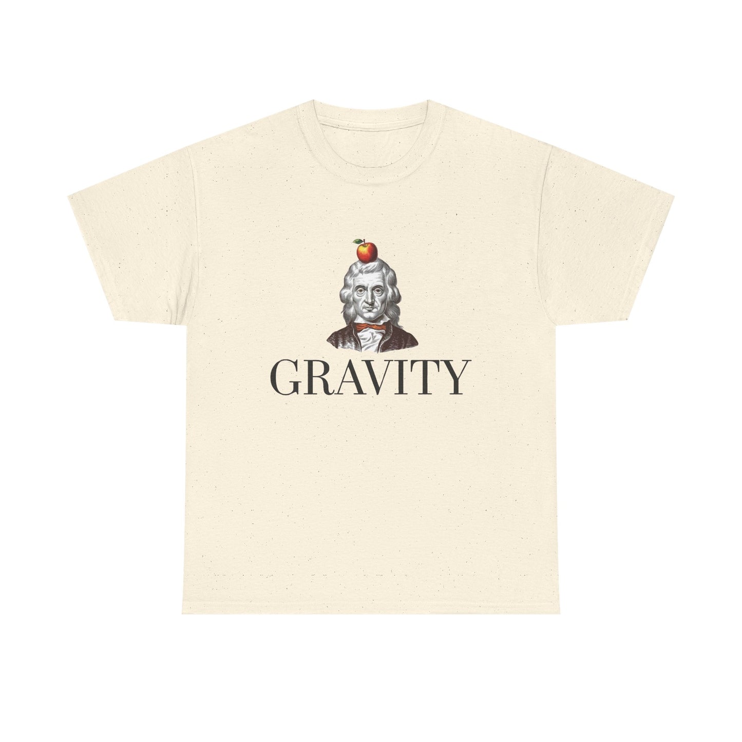 Gravity Sir Issac Newton Funny Graphic T Shirt NEW Unisex Heavy Cotton Tee