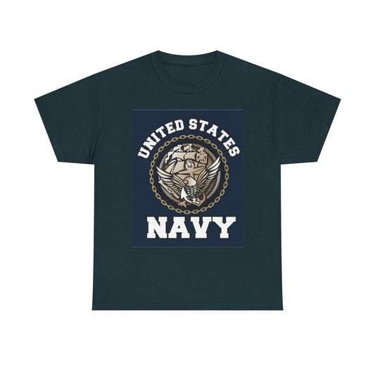 United States Navy Graphic T Shirt Military Gear Unisex Heavy Cotton Tee