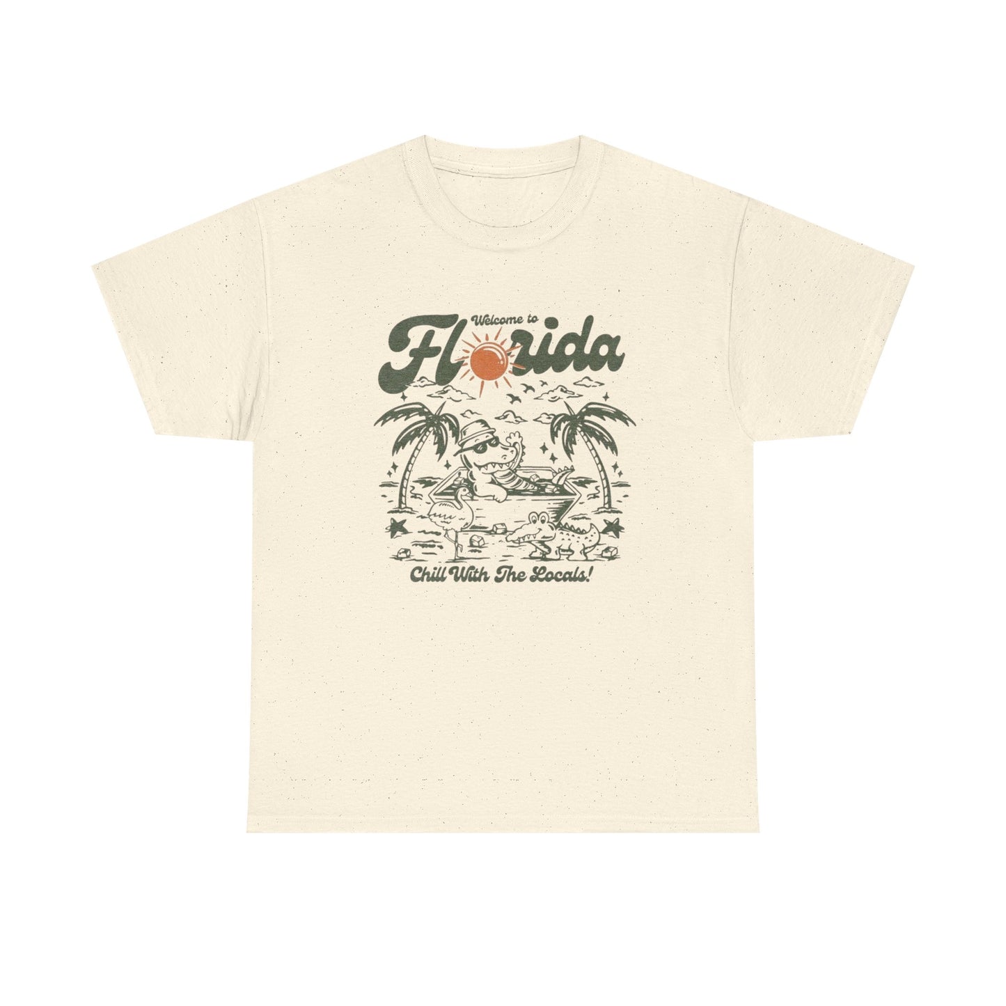 Welcome To Florida Gators Graphic T Shirt S-5XL NEW Unisex Heavy Cotton Tee